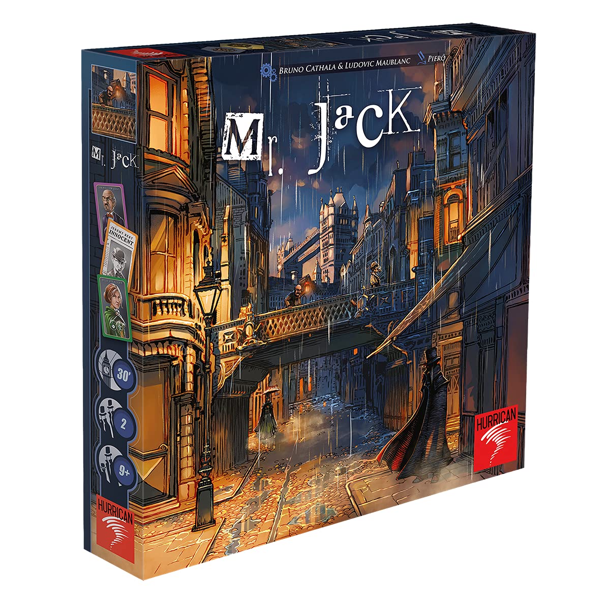 Hurrican, Mr. Jack, Basic Game, Family Game, Deduction Game, 2 Players, From 9+ Years, 30+ Minutes, German