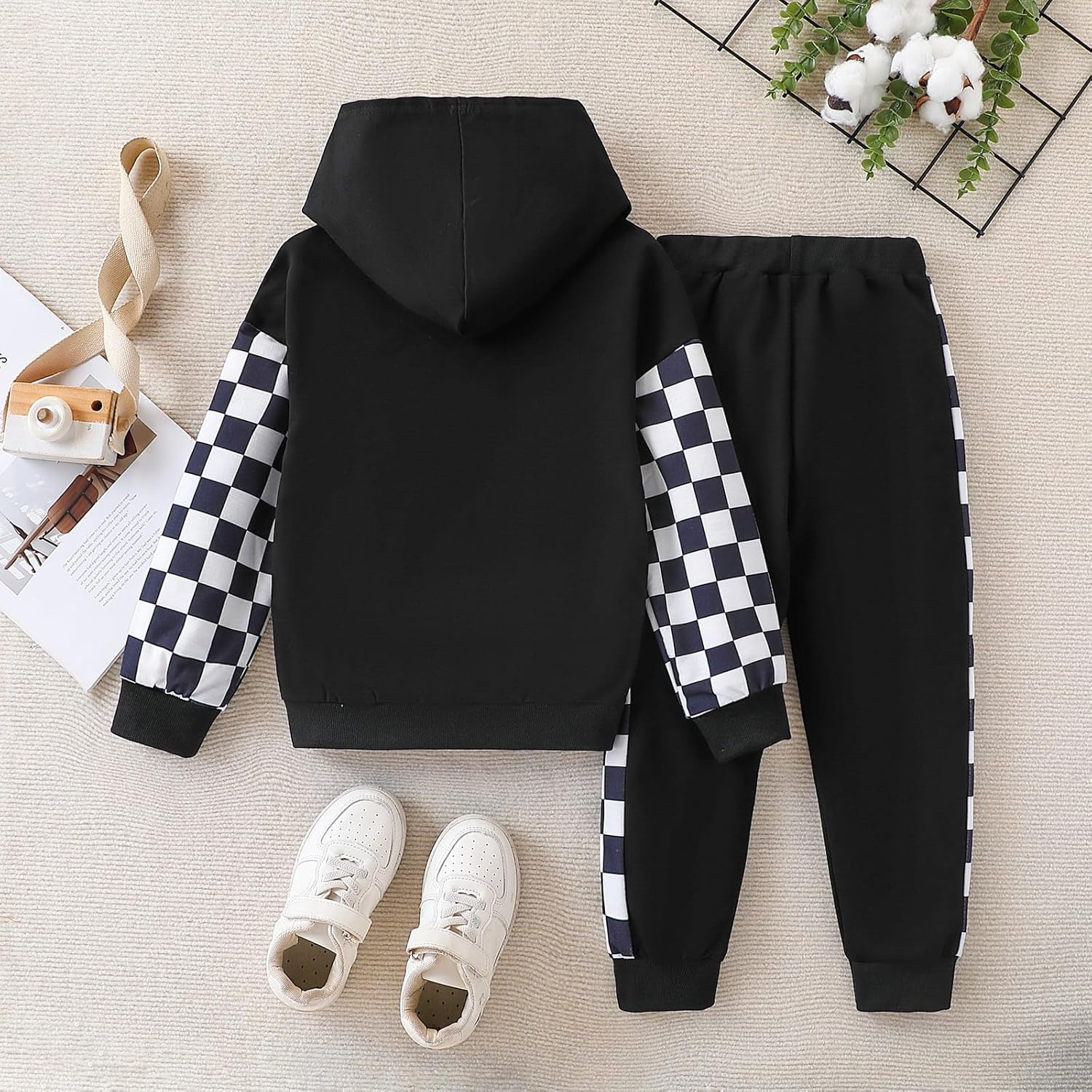 Size 4-8 Years Toddler Boys Clothes Hoodie Sweatshirt & Pants 2 Piece Set Boys Fashion Fall Winter Outfits Set - Image 9