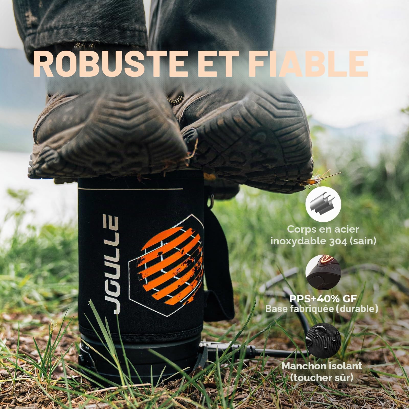 STOKE VOLTAICS Bouilloire Electrique, 220-240 V, Chauffe-eau Portable pour Café et Thé, Acier Inoxydable 304, 500 W, Eau Bouillante Rapide, Arrêt Automatique
