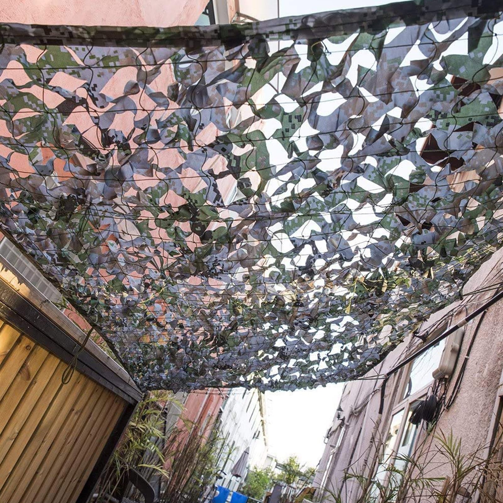 Redes de Camuflaje para Fiesta del Tema, Ligero Militar Red de Camuflaje, para Caza, Camping, Protección Solar, Cubierta de Coche, Tiro, observación de Aves, Jardín