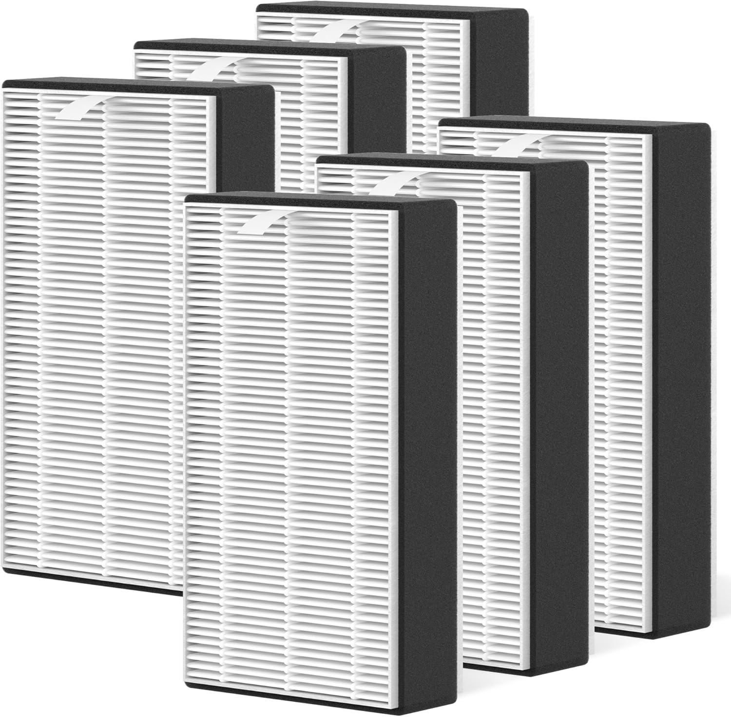 6 Packs F1 Replacement Filter Compatible with 3M Filtrete FAP-C01-F1, FAP-T02-F1, FAP-C01BA-G1, FAP-T02WA-G1, FAP-ST02W and FAP-ST02N Air Purifi-er