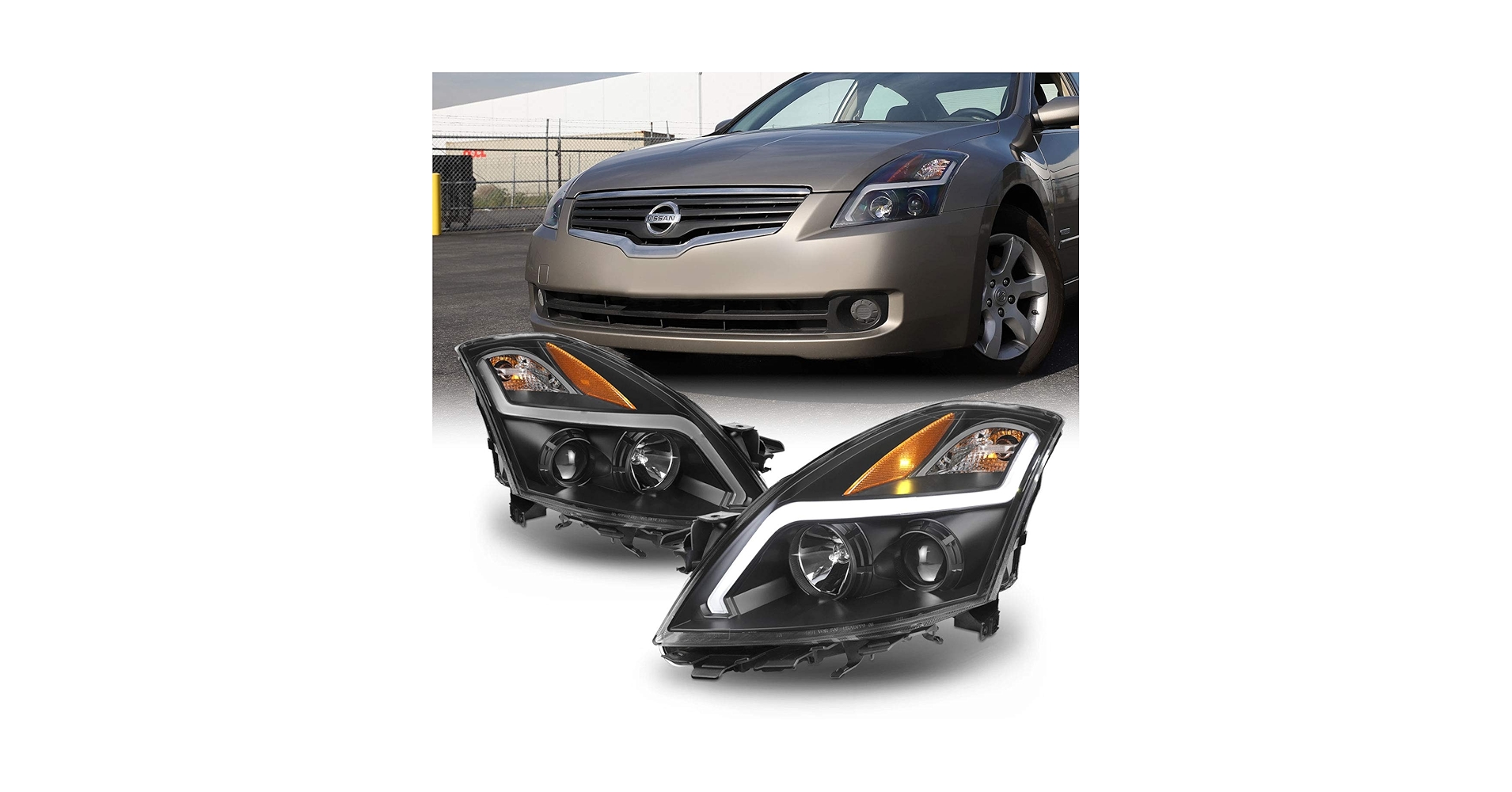 Amazon.com: AKKON - For 2007 2008 2009 Nissan Altima 4-Door