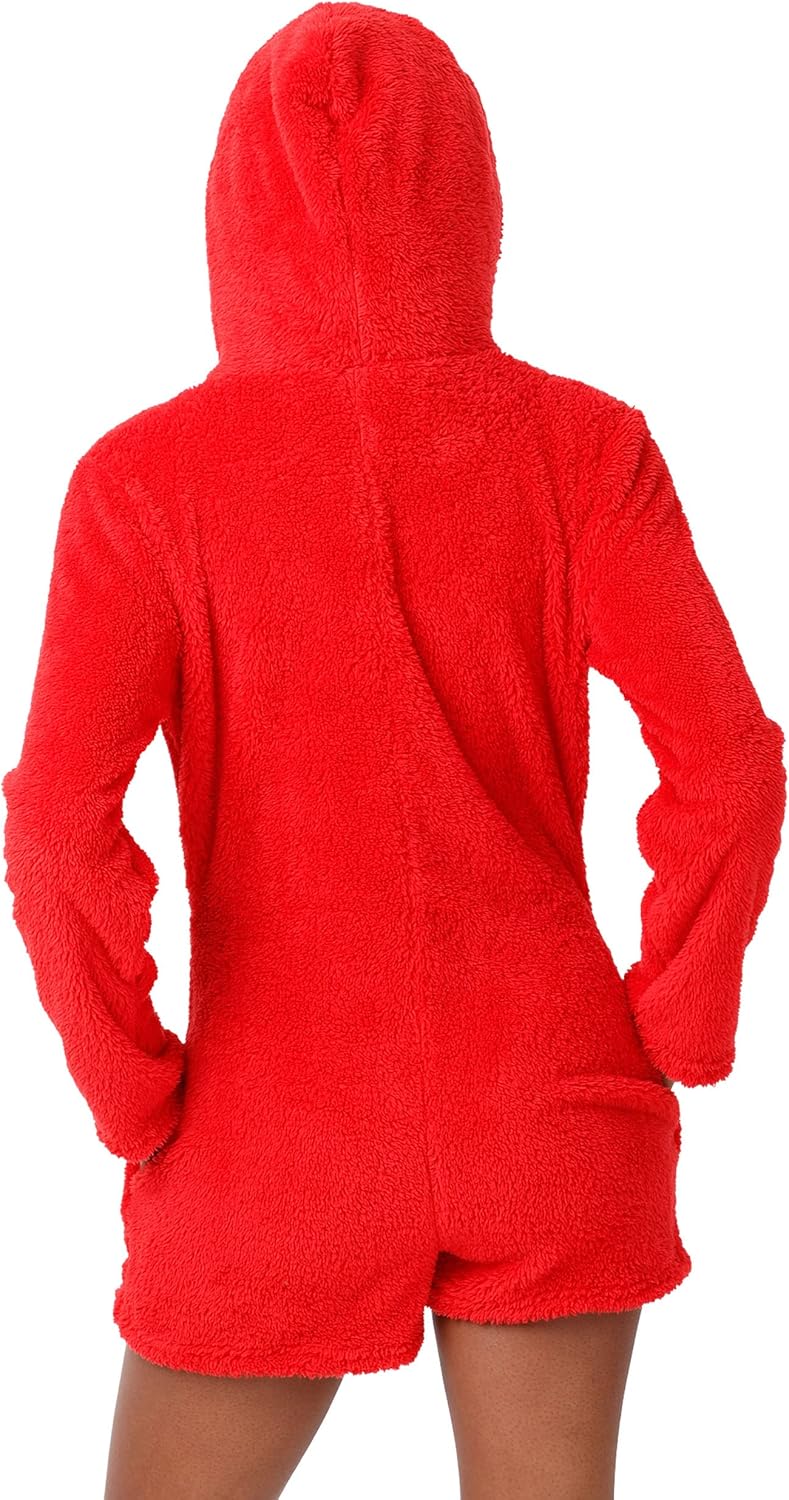 FOCO NFL womens Nfl Team Logo Short Cozy Lounge Onesie One Piece Pajamas - Image 2