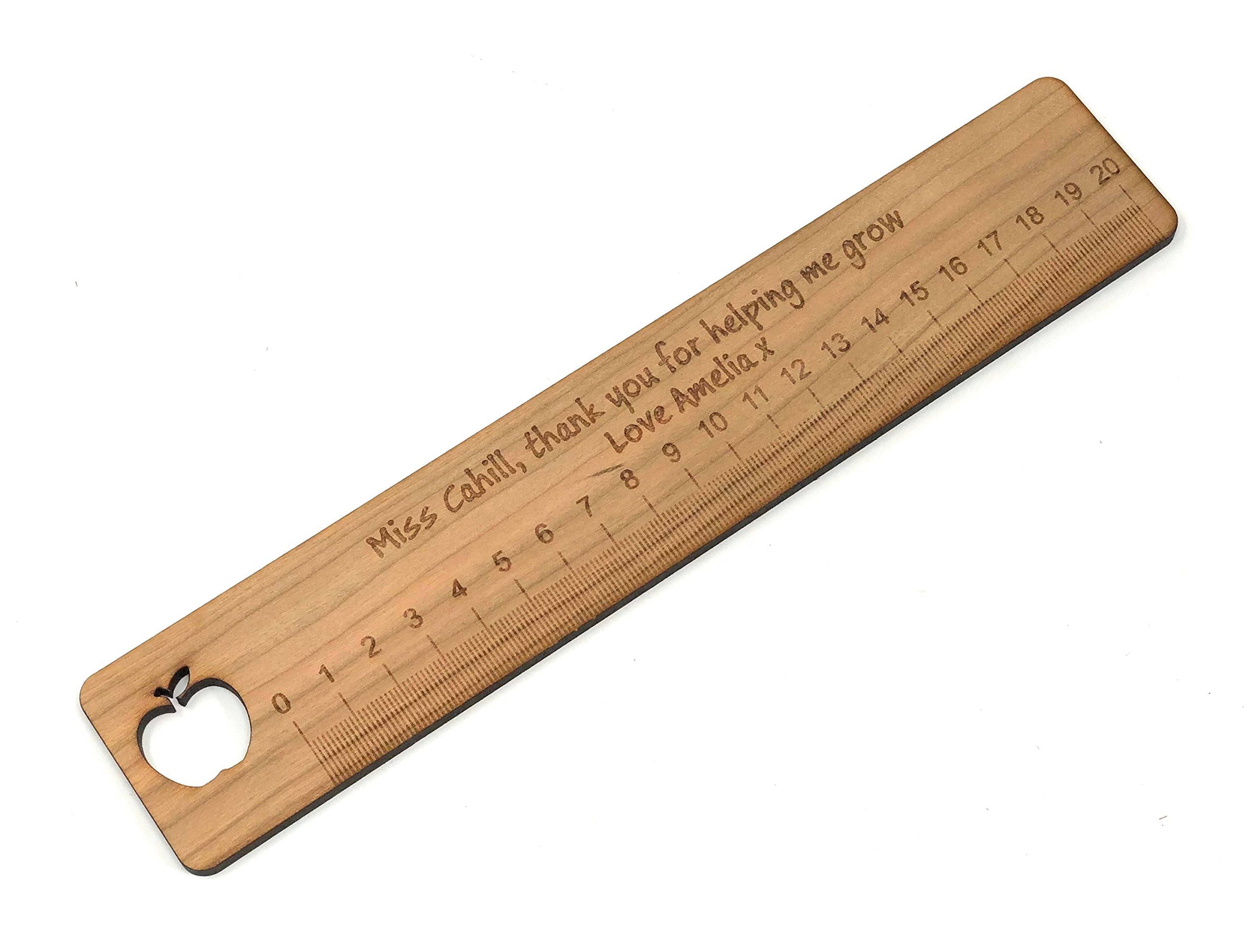 Personalised Teacher Gift ruler, Thank You, Best Teacher