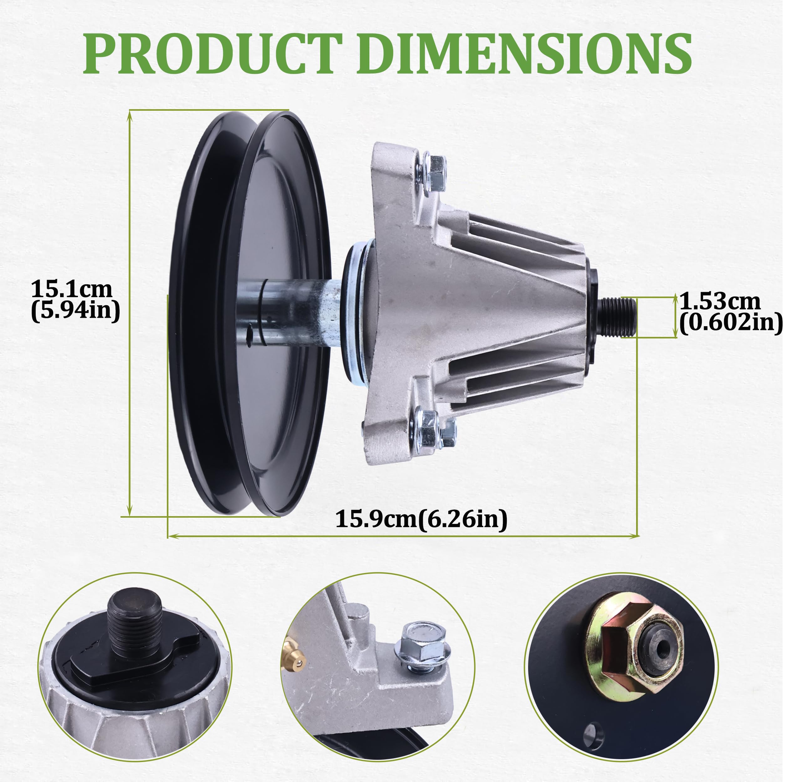 Amazon.com : JEENDA Mower Spindle 618P09258 618-09258 Compatible