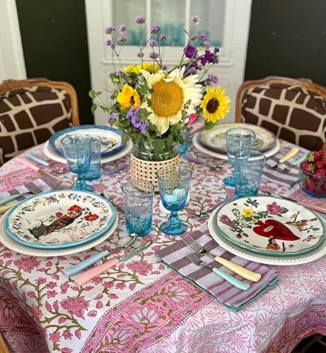 Miniatura 9 de ANNOVA Juego de cubiertos de acero inoxidable con mango de color pastel mixto