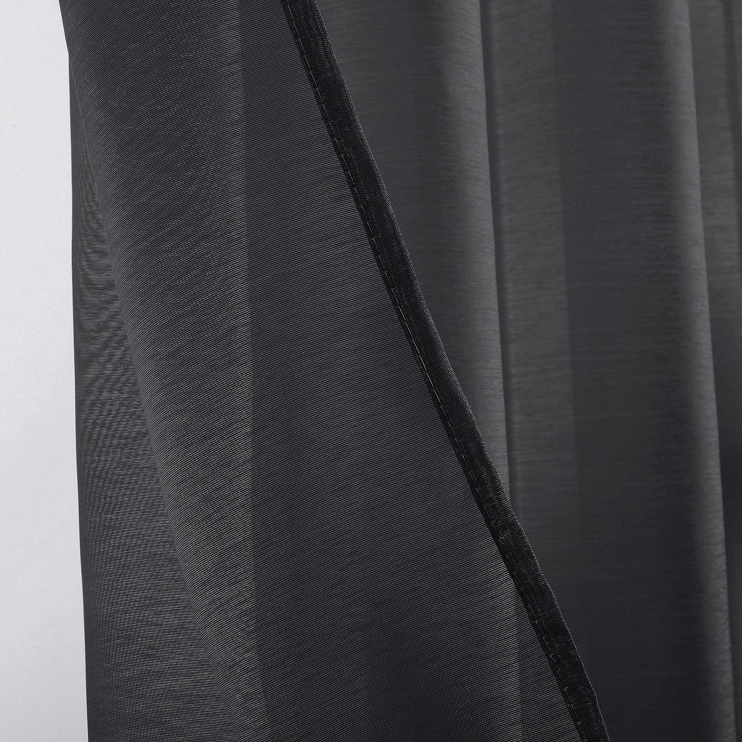 Paire de rideaux obscurcissants zèbre - Gris clair - - 34.05