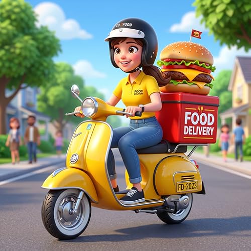 Courier Delivery Simulator 3D: Food Delivery Game