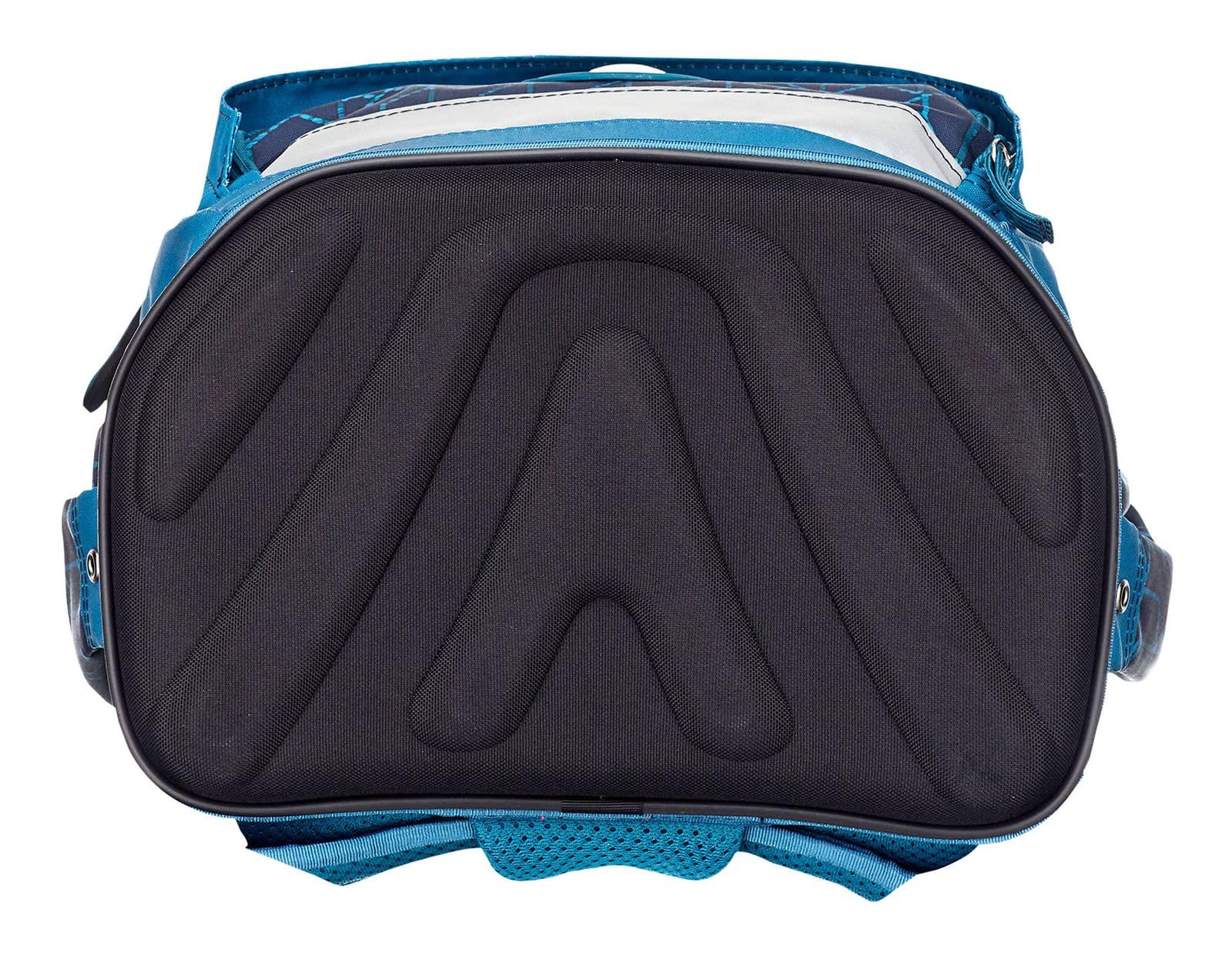 DER DIE DAS leichter Schulrucksack, ErgoFlex Blue Speed Set 5-teilig, ca. 22 l Volumen, ca. 800 g Gewicht