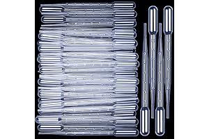 Teenitor 150PCS 3ML Plastic Transfer Pipettes Eye Dropper, Disposable Essential Oils Pipettes...