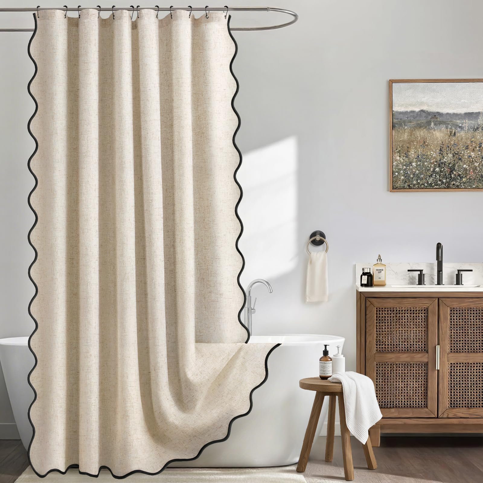 90 Inch Shower Curtain
