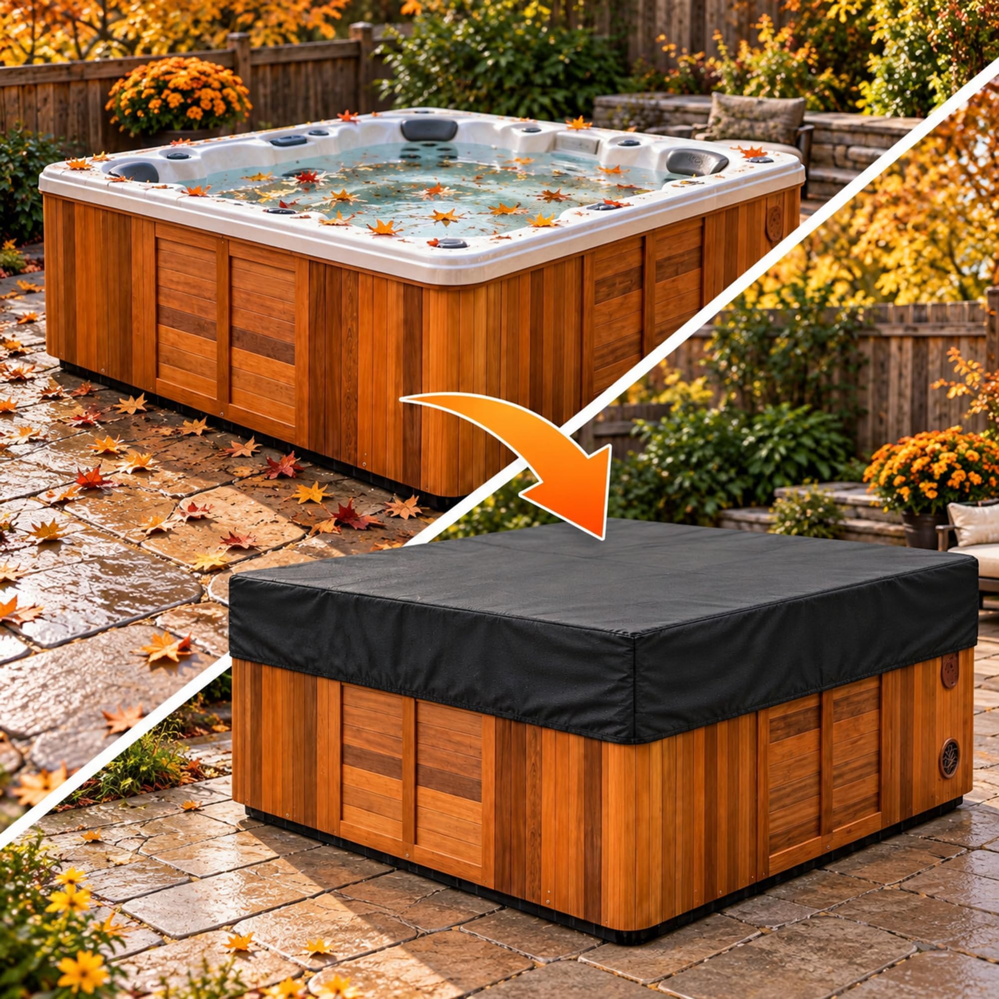 Cubierta Cuadrada SPA para Nordic Hot Tubs Crown 2015-2026