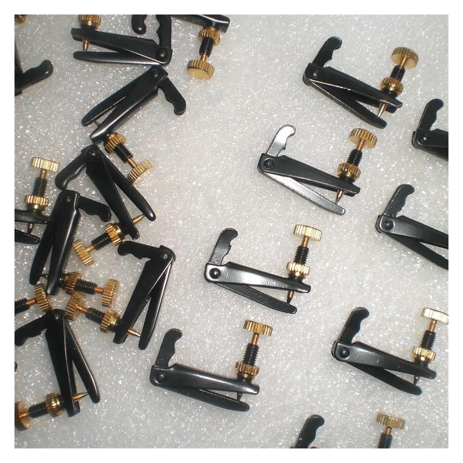 Accessori Per Violino Accordatore Di Precisione Per Violino Da 52 Pezzi Da 3/4 A 4/4 Hardware In Metallo Nero E Oro