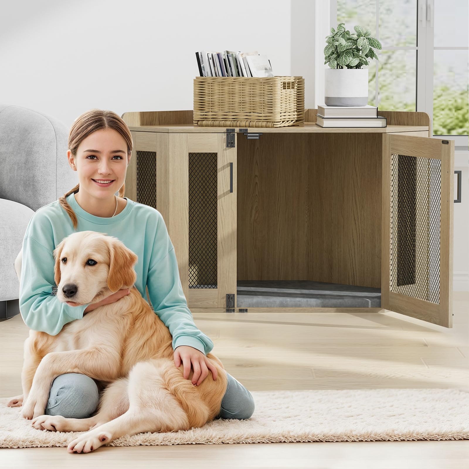 Semplice gabbia per cani