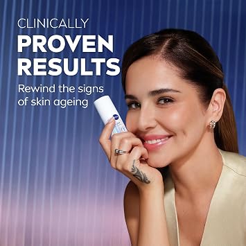NIVEA CELLULAR Epigenetics Age Rewind Face Serum with Epicelline (15ml), Anti-Wrinkle Formula with Triple Hyaluronic Acid, Age Rewind Effect Hydrating Serum for Firmer Skin