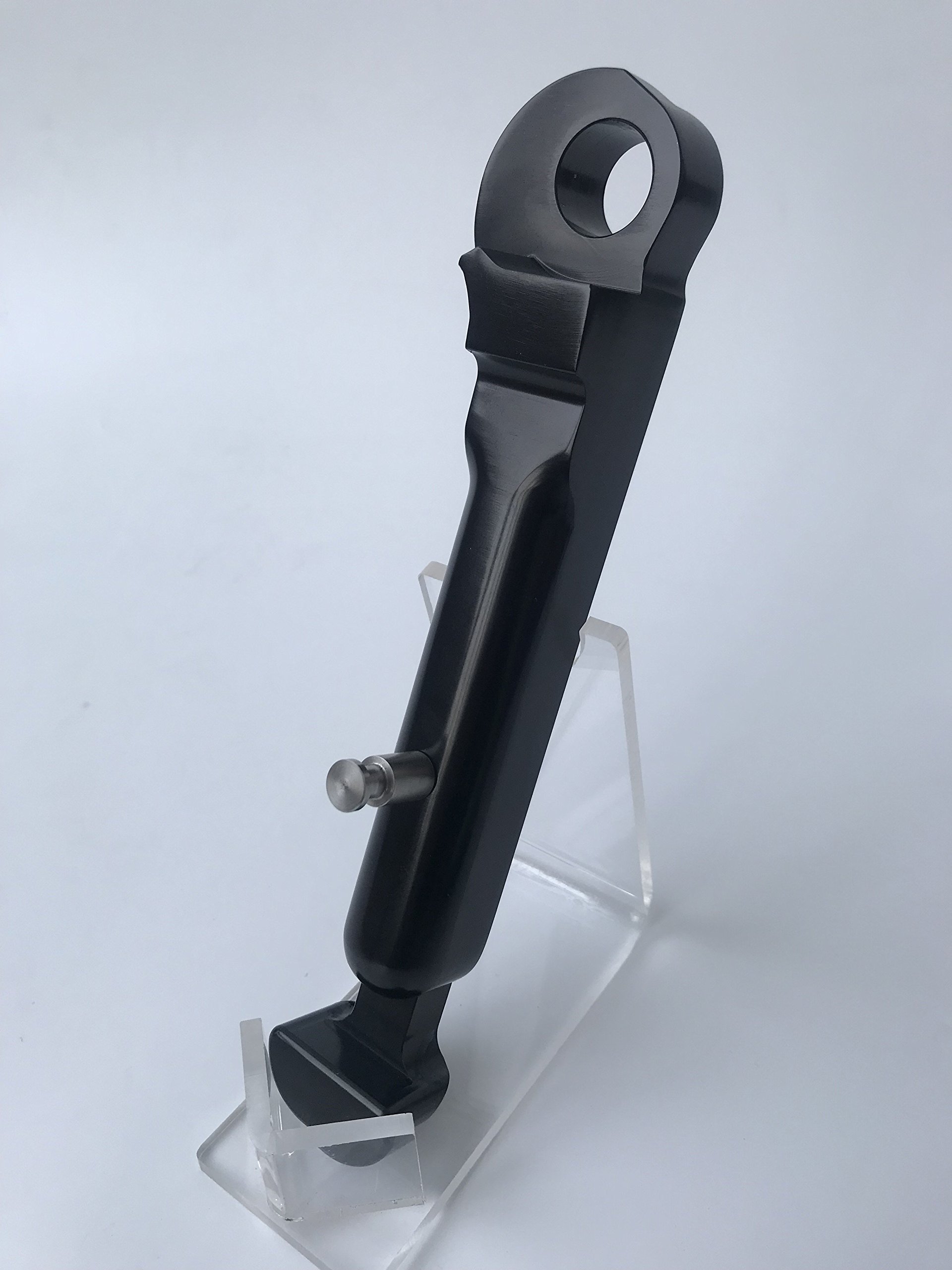 Motobiker 1pcs Chrome CNC Aluminum Kickstand Foot Side Stand Compatible with Yamaha YZF R1 2015-2016