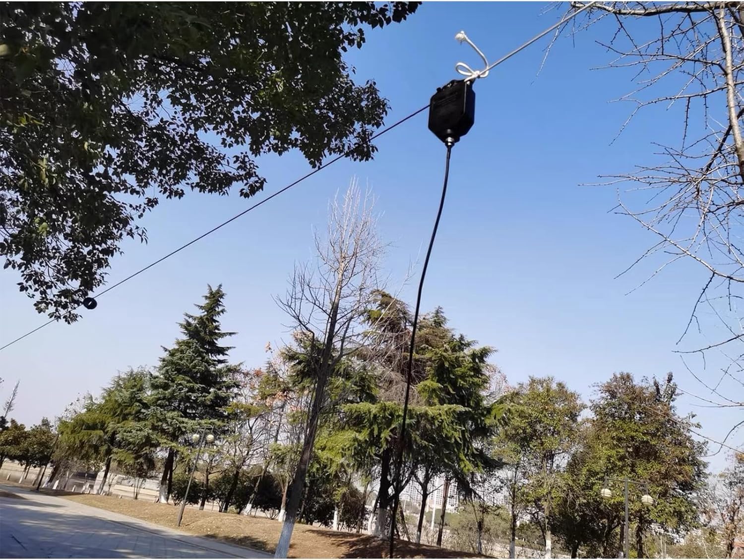 JYR8010-150W Endgepeiltes Halbwellenantenne für Amateurfunk, 150W Kurzwellenantenne, 8-Band 10m 12m 15m 17m 20m 30m 40m 80m Langdrahtantenne, 1:64 Balun ohne Abstimmung