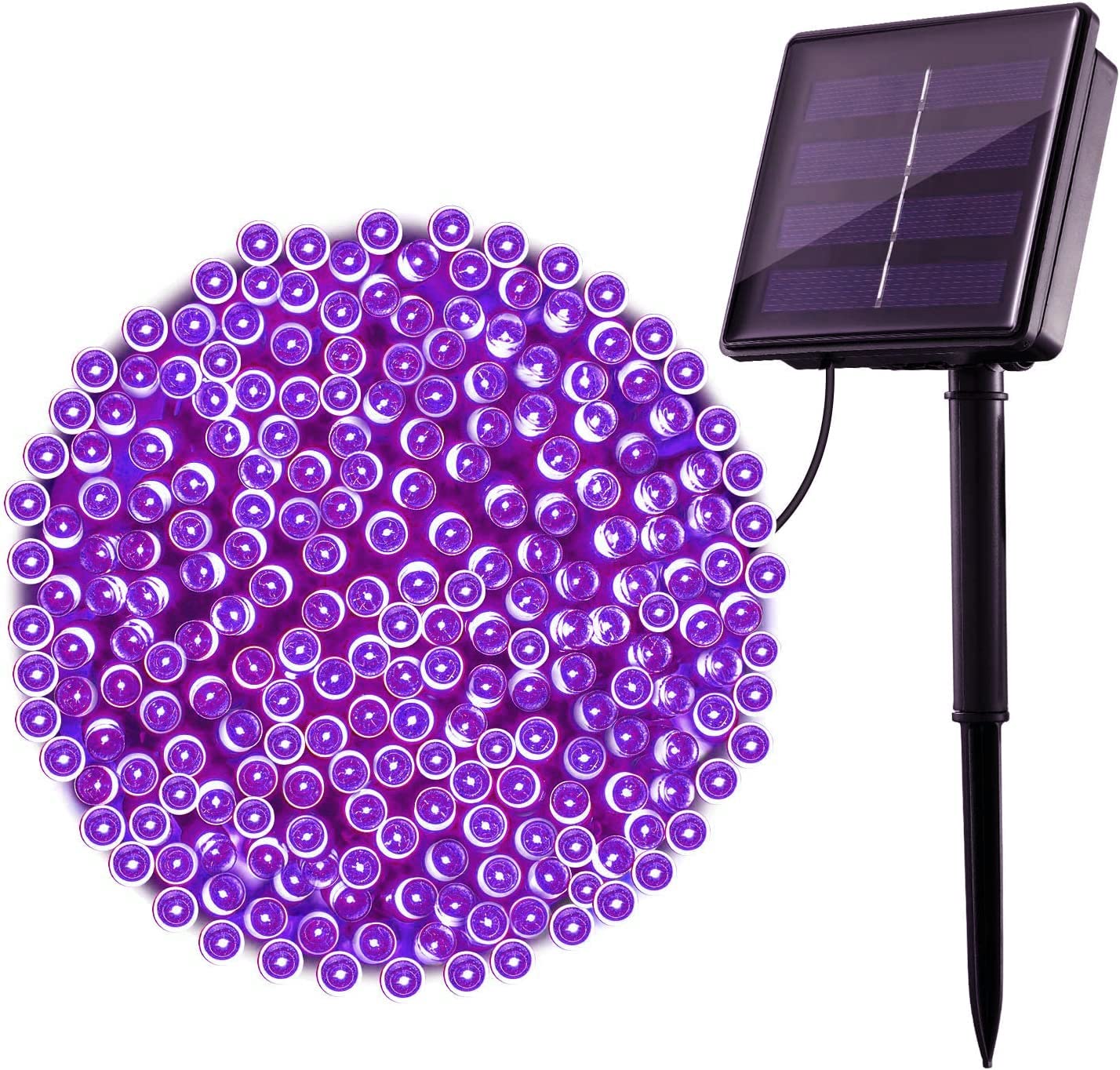 Luces Hadas, luz Solar Desnuda, 32M 300 LED Luces decoración navideña solares 8 Modos Luces Hadas solares jardín Navidad Fiesta Bodas Regalo del día San Valentín