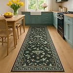 Insect 5x7 Area Rugs for Living Room, Washable Rugs for Bedroom Ultra-Thin Non Slip Black Carpet with Rubber, Soft Stain Resistant Throw Rug Carpet for Office Nursery Dining Room, Black