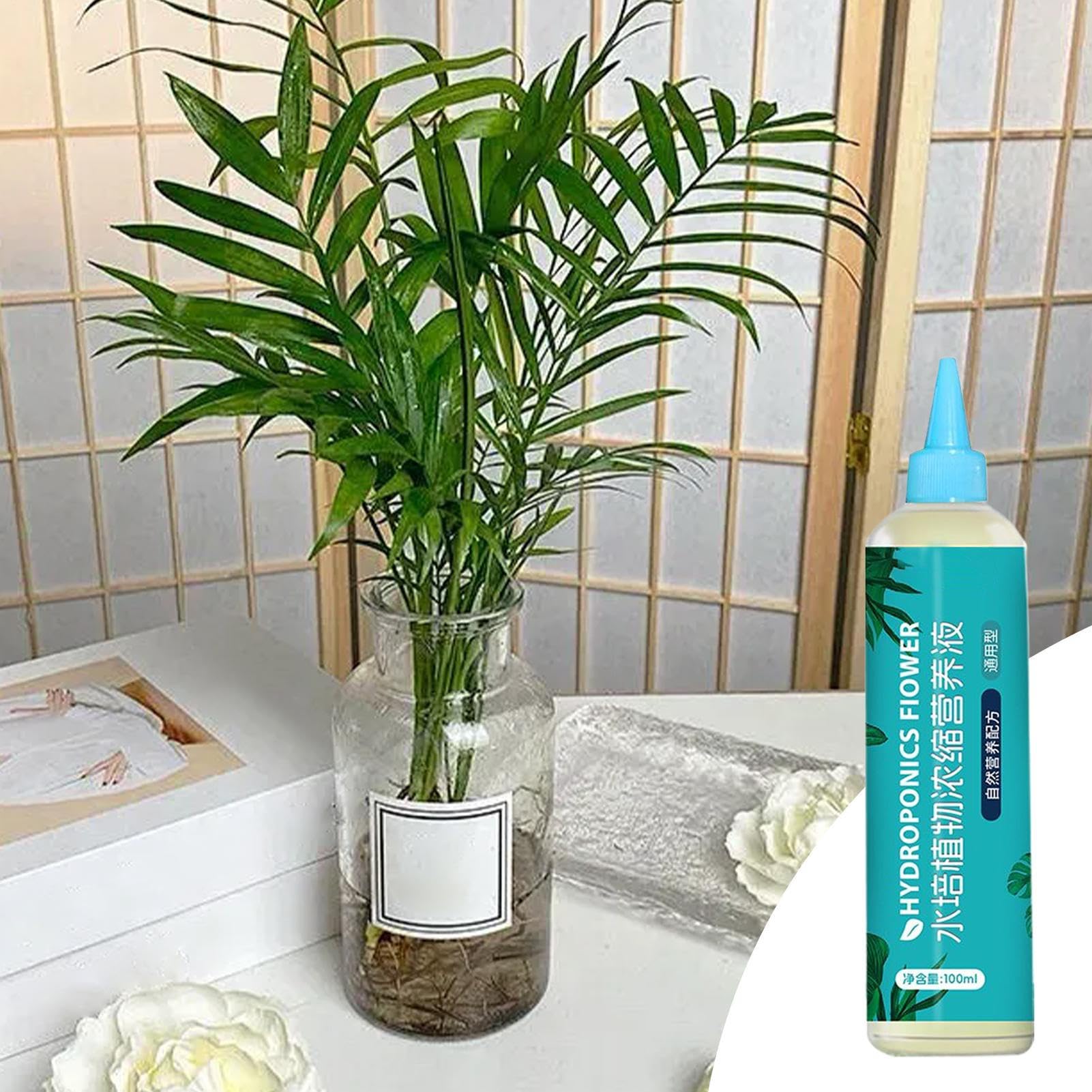 Fertilizzante Idroponico - Nutriente Liquido per Piante - 110ml per Fiori Piante da Appartamento Coltivazione Orto Propagazione e Giardinaggio