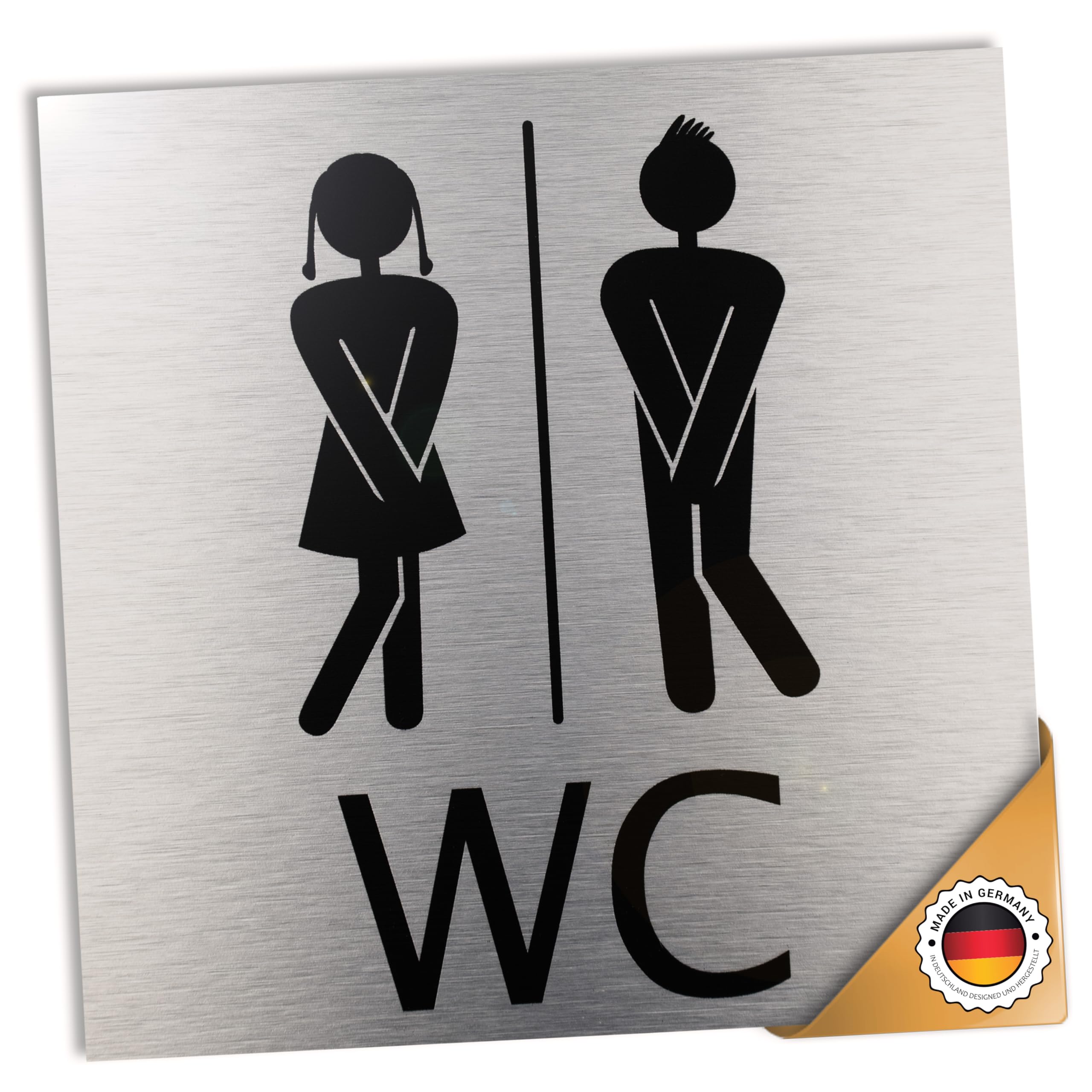 12 Adesivi Divieto Pipì Per WC - Φ12.7cm, Vinile Resistente, Interno/Esterno - Foto 9