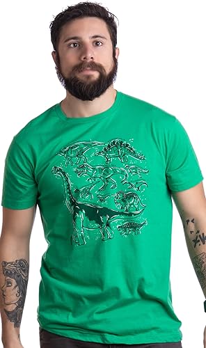 Miniatura 2 de Dinosaur Species Disfraz de fiesta de fanáticos de dinosaurio T-Rex Raptor Camiseta para hombres y mujeres