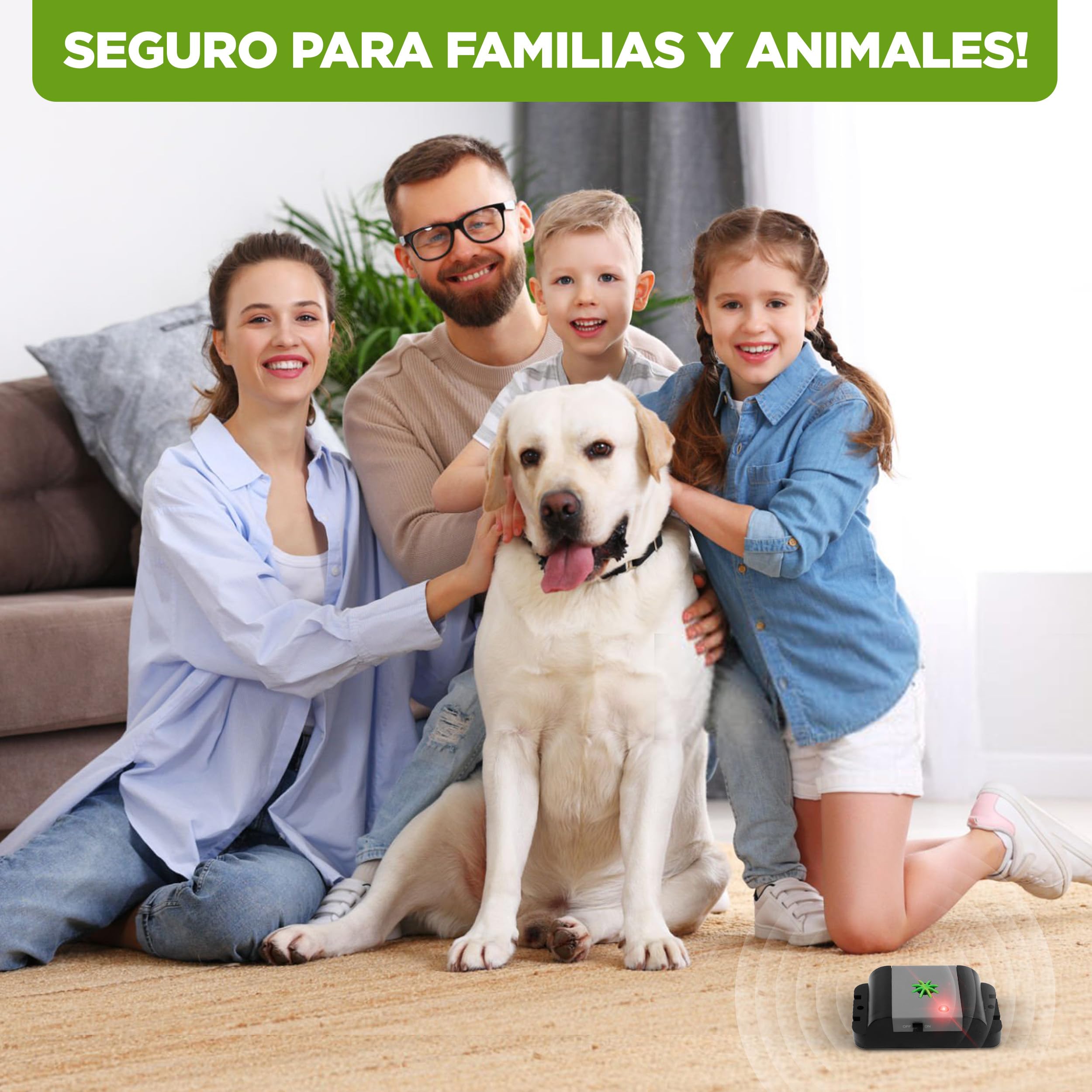 ISOTRONIC Repelente Ultrasónico para Ratones y Ratas — Dispositivo para Ático, Sótano y Garaje — Sin Veneno ni Trampas — Alcance Efectivo 40 m² — Defensa para Interiores (3 Unidades)