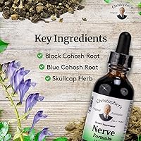 Vista 3 de Christopher's Original Formulas Fórmula nerviosa, suplemento herbario natural, 2 oz