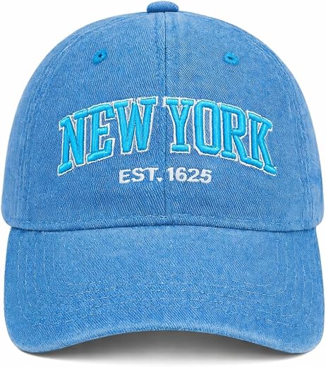 ZEVORA Unisex Denim Adjustable Baseball Cap for Men &amp; Women | Stylish Free Size Summer Sports, Gym, Travel &amp; Casual Cap
