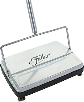 Fuller Carpet Sweeper Electrostatic Floor Cleaner - Metallic Silver