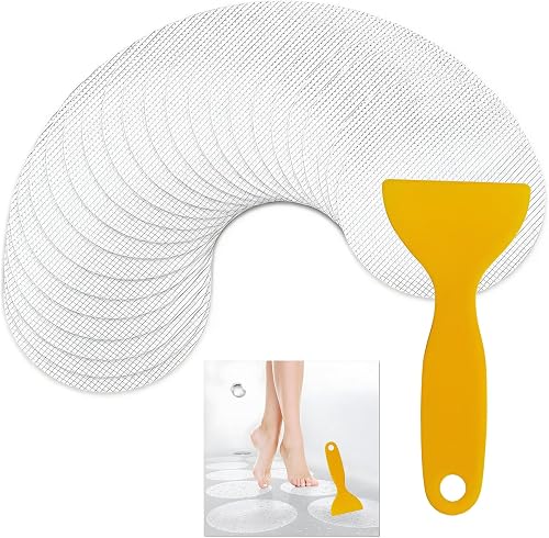 aiyraa 20 pegatinas antideslizantes para ducha, diámetro de 10 cm, antideslizant