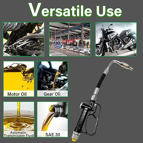 Miniatura 5 de Válvula de control de aceite manual con boquilla dispensadora de 12 pulgada NPT, 150-1500 Psi, 100Bar, válvula de control de bomba de transferencia