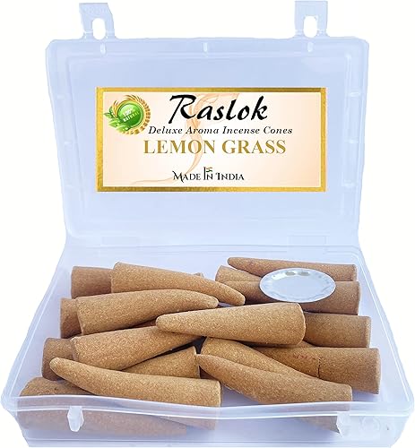 Miniatura 7 de Raslok Conos de incienso 100% naturales y puros, hechos en casa, conos de los mejores aromas sumergidos en el hogar (Palo Santo, paquete de 20)