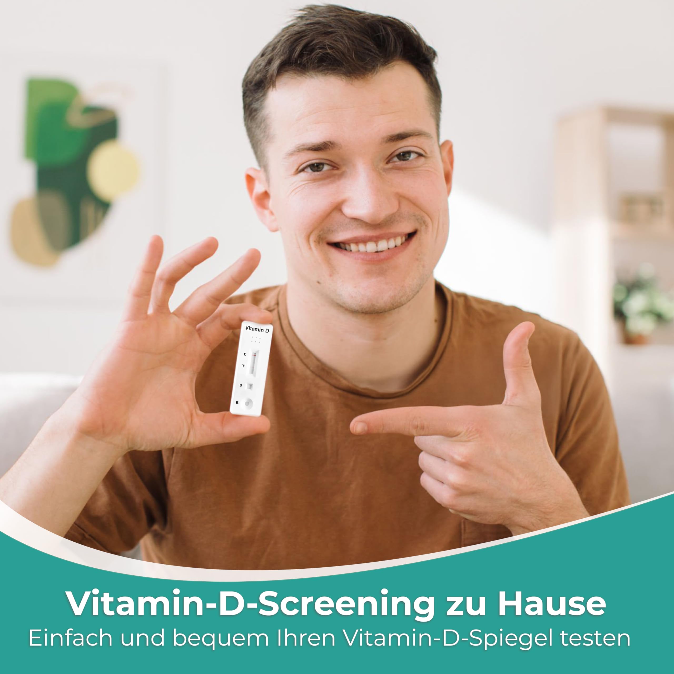 diagnostics 10 sztuk samodzielnego testu witaminy D do domu – wygodne mierzenie wartości witaminy D i wykrywanie niedoboru – wynik w ciągu 10 minut