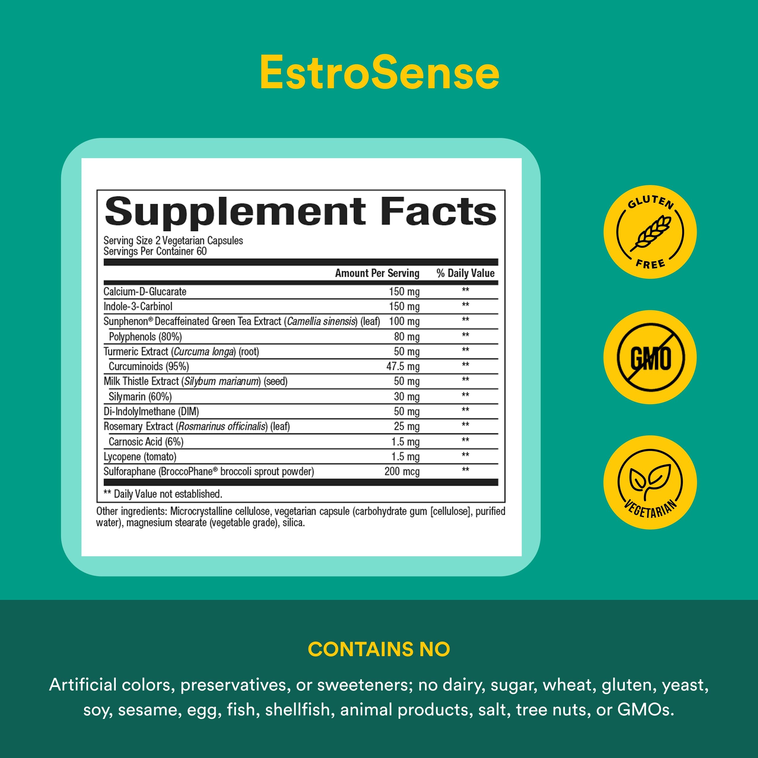 Natural Factors EstroSense Estrogen & Hormone Balance*, 120 Vegetarian Caps — Amazon image 4