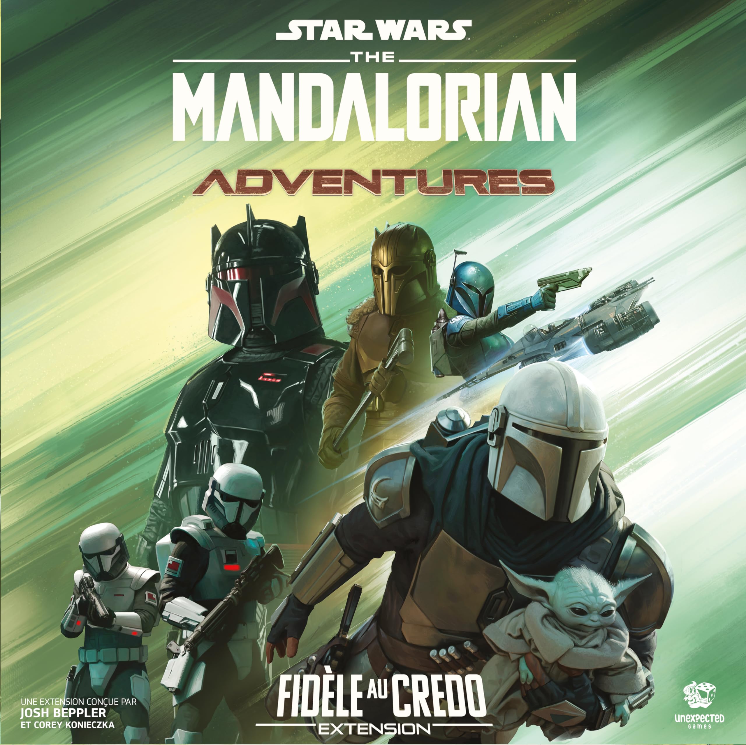 Asmodee - The Mandalorian Adventures Wierny Credo - Rozszerzenie Star Wars™ Cooperative Game - od 12 lat - 1 do 4 graczy - 30-60 min - wersja francuska