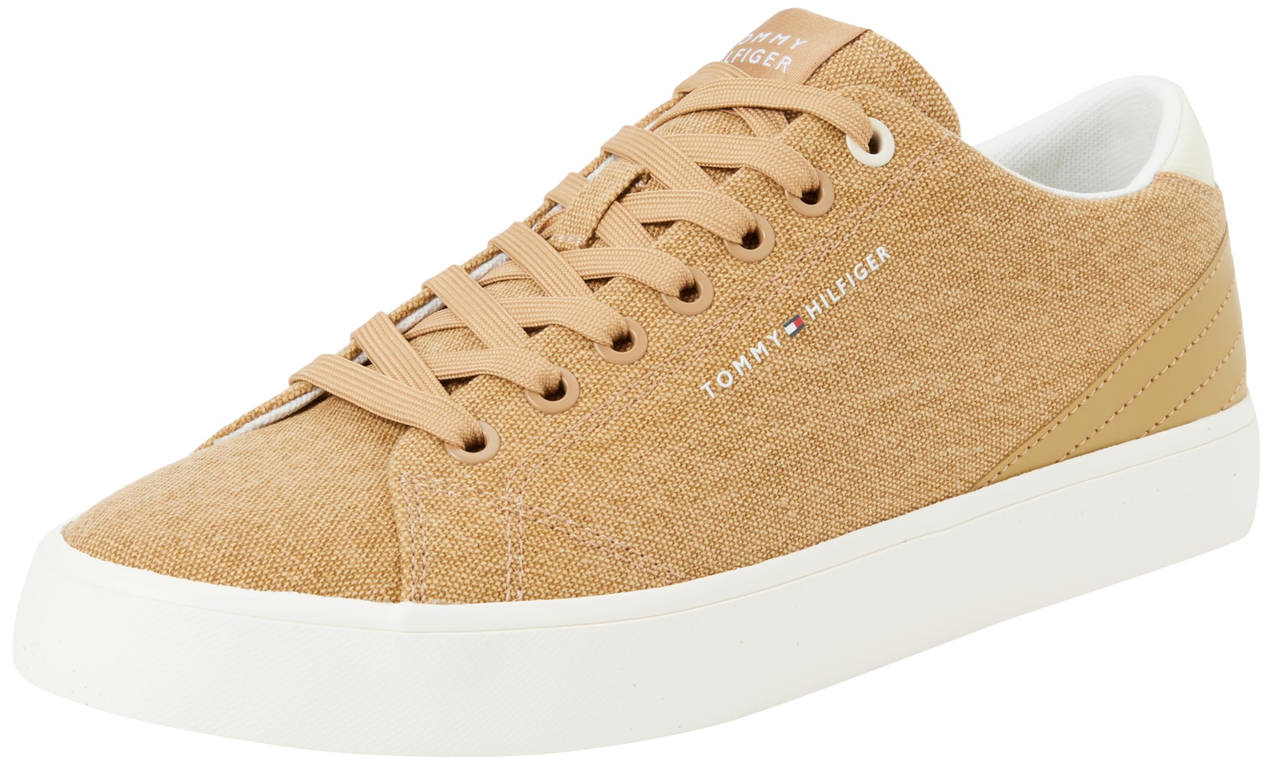 Tommy Hilfiger Zapatillas sneaker de lona Hombre Sneaker Low Calzado de verano, Grün (Verde), 42