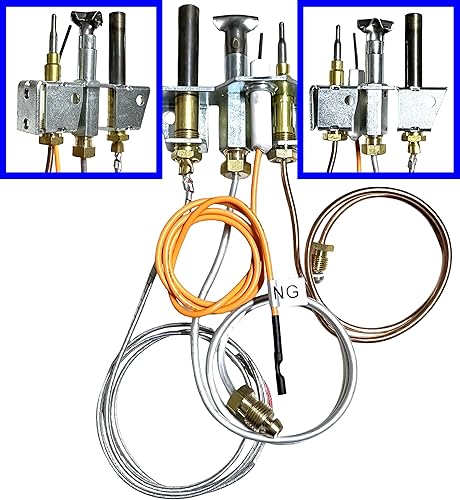Miniatura 4 de Asamblea piloto de gas natural 446-510A para estufas de gas Heat-N-Glo y Roayl y piezas de chimeneas R5143SRV446-510A