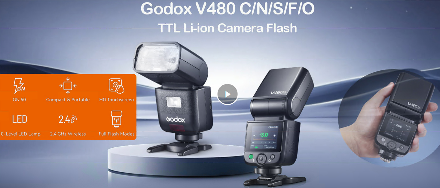 Amazon | Godox V480-O TTLフラッシュ（オリンパス/パナソニックカメラ
