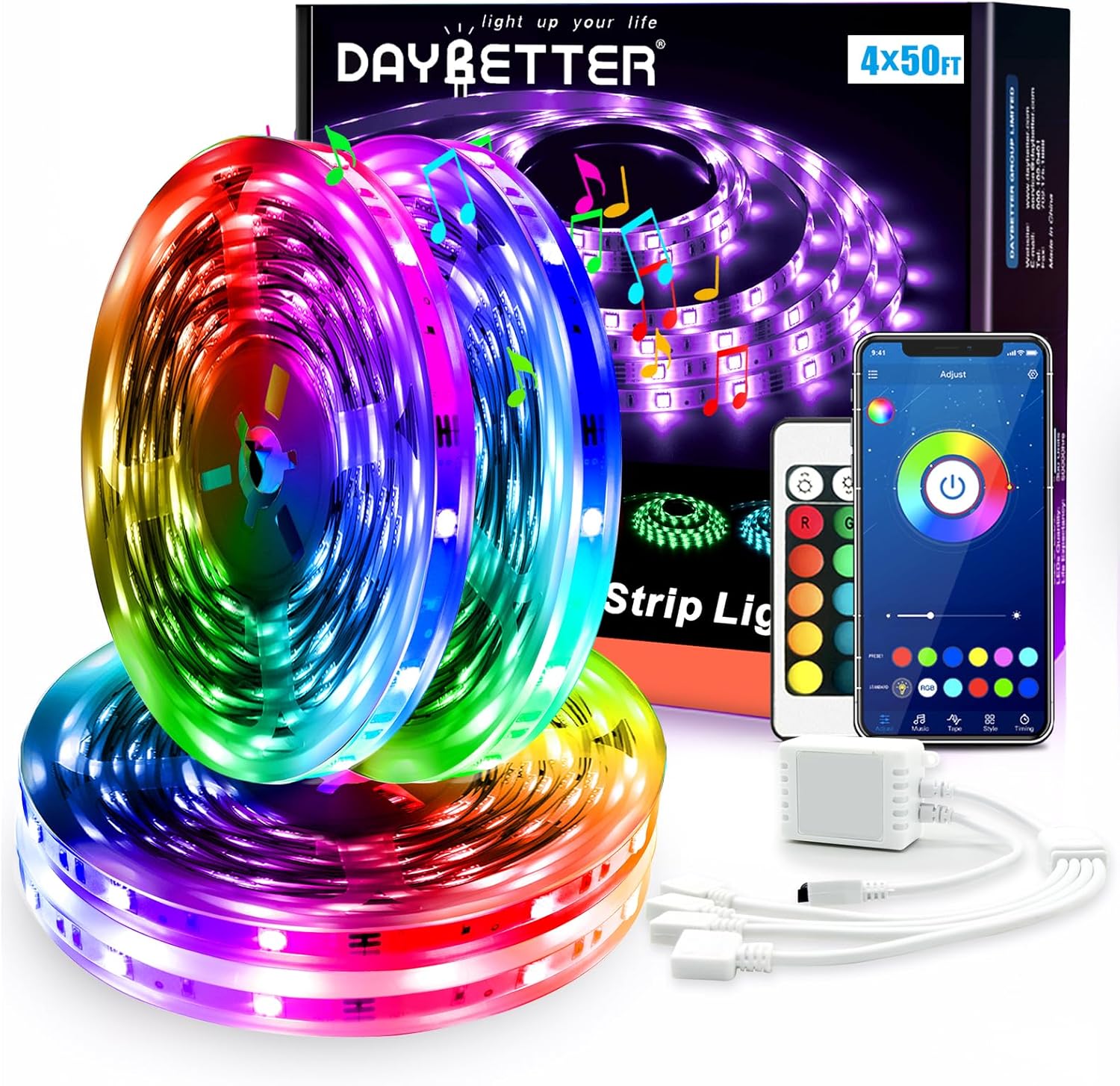 Comprar DAYBETTER 150ft Led Lights for Bedroom, Smart Led Strip Lights