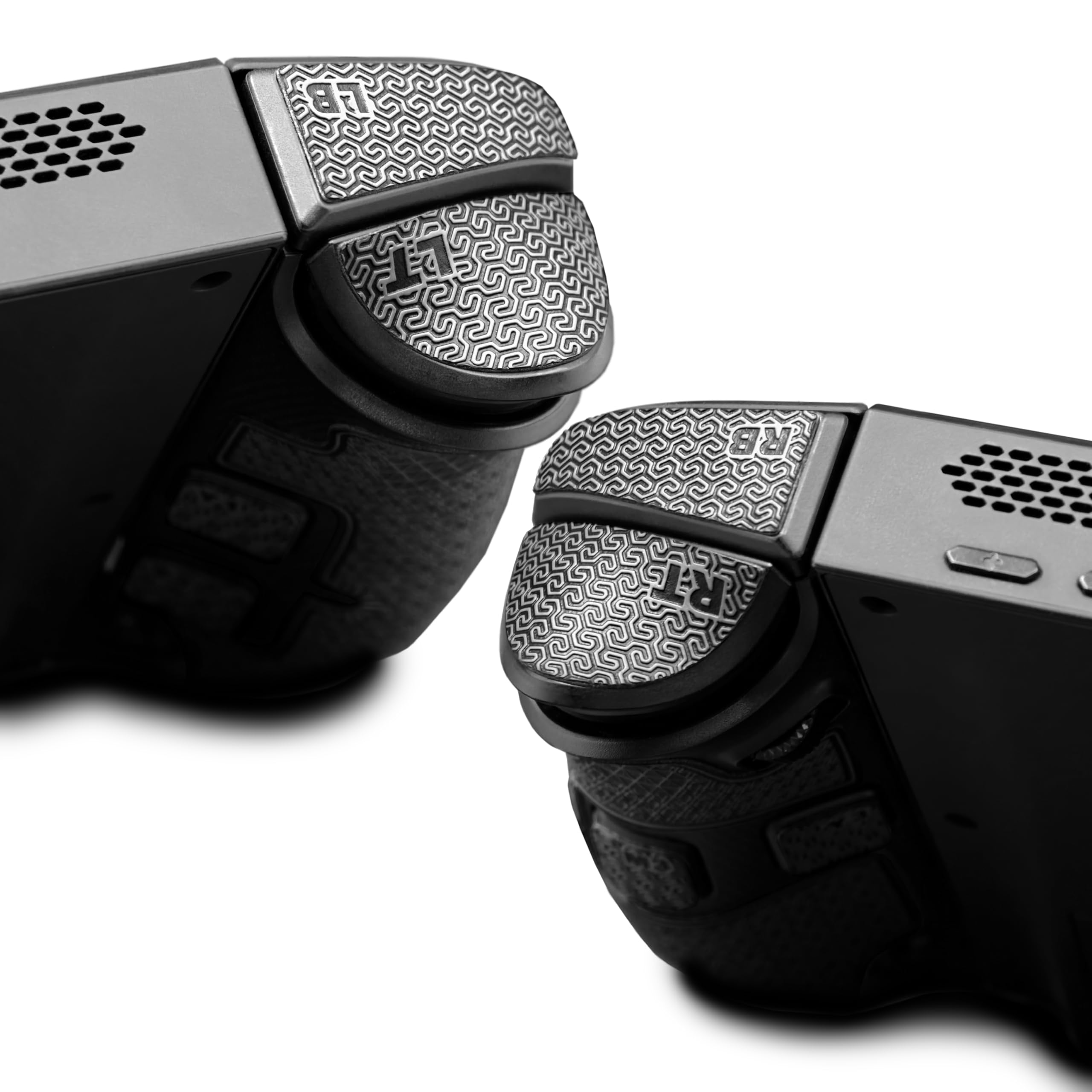 Luck&Link Controller Grip For Legion Go 2, Textured Skin kit,Anti-Skid Sweat-Absorbent Controllers Handle Grips, Buttons,Triggers,D-pad (PRO - Dark Gray) - Windows - 4