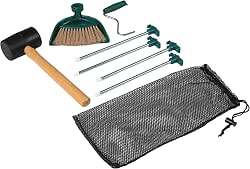 Coleman Premium Camping Tent Kit: Steel Tent Pegs, Rubber Mallet,