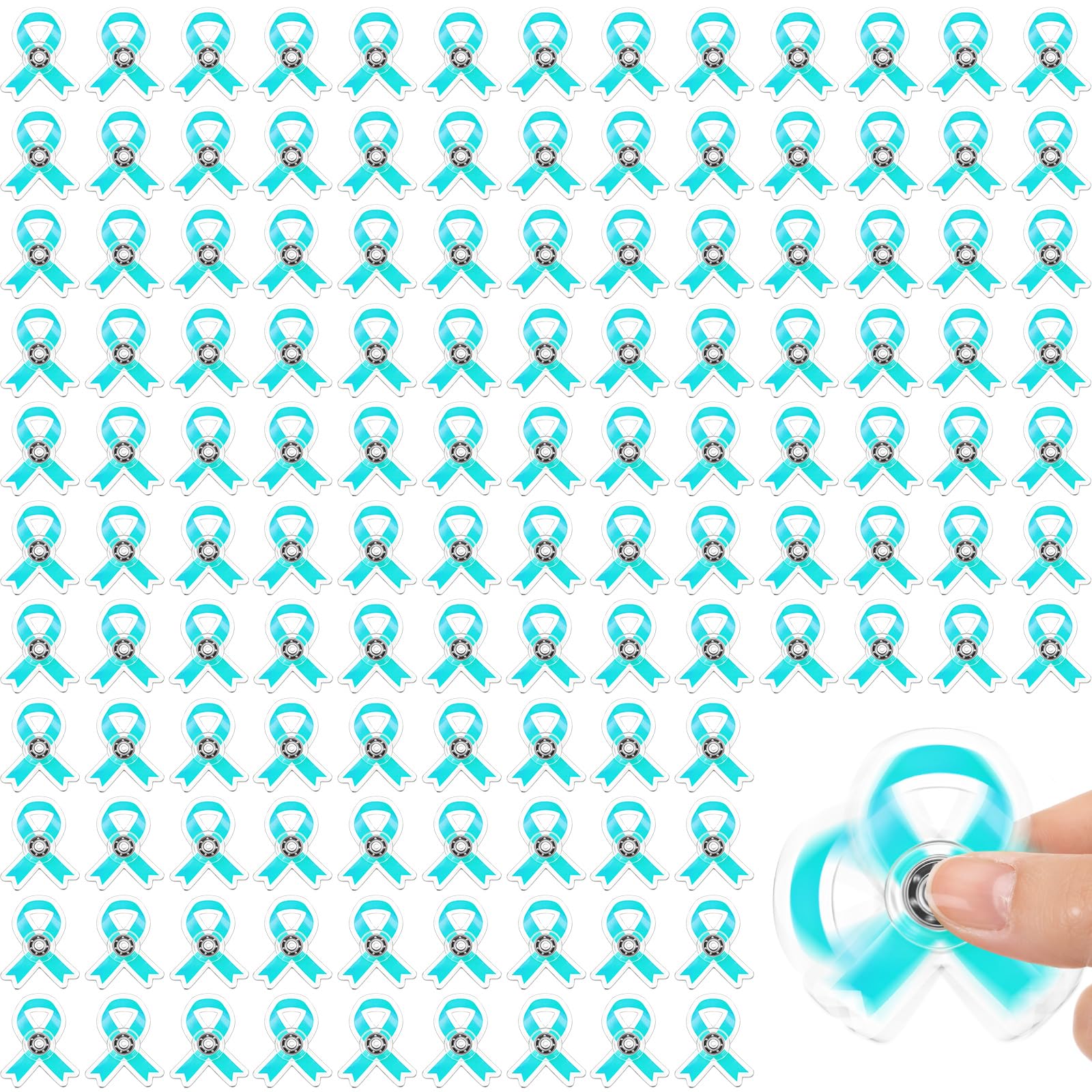 Arrowbash 100 Pcs Ovarian Cancer Awareness Gifts Prostate Cancer Awareness