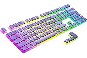 Ascendent Lavender Pudding Keycaps, Clutch Accessory for RGB Mechanical Gaming Keyboard