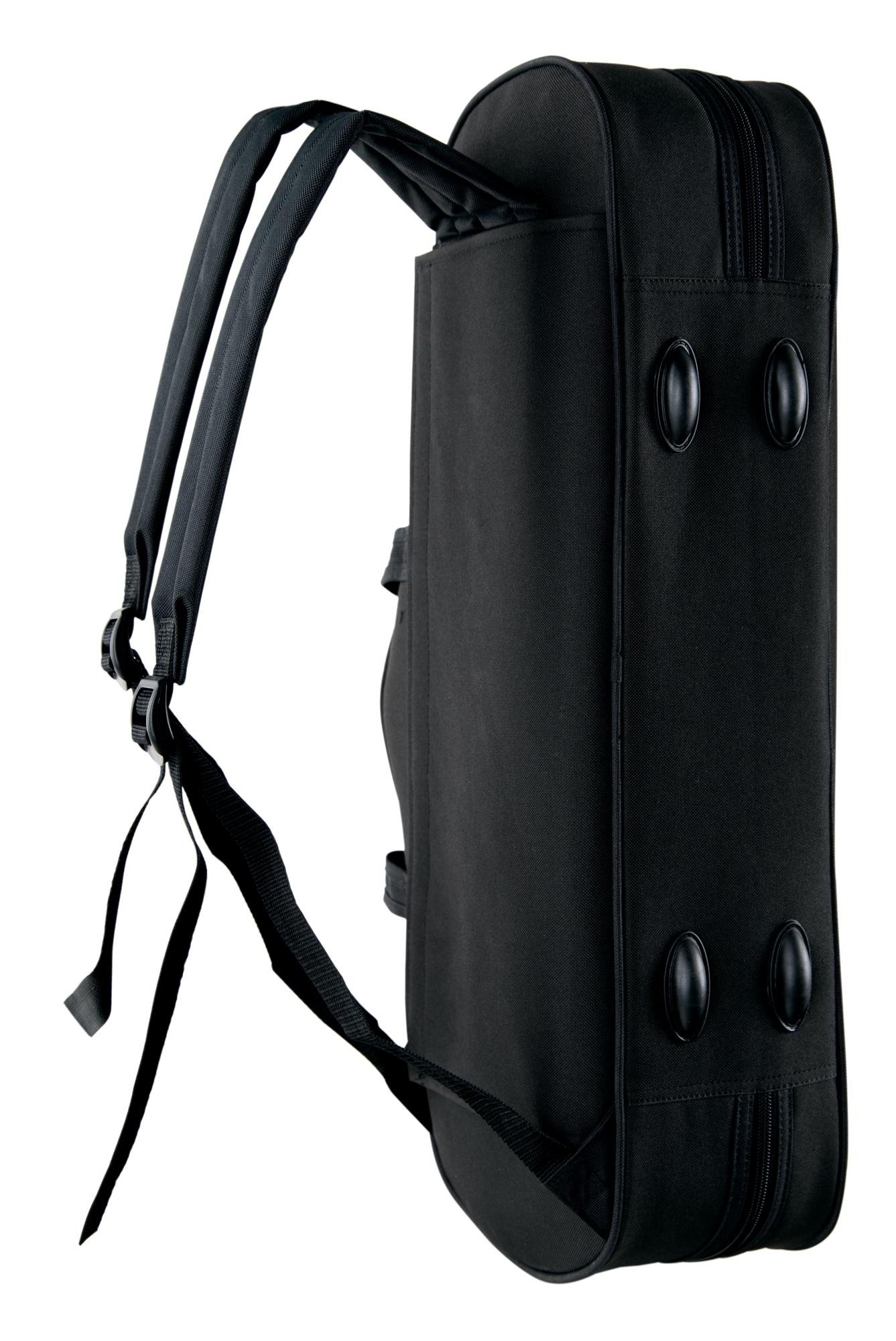 Classic Cantabile Étui Léger pour Saxophone Alto, tissu extérieur déchirure et résistant à l'eau, rembourrage thermique, dimensions 64 x 29 x 18 cm, Lightcase Softcase pour Alto.