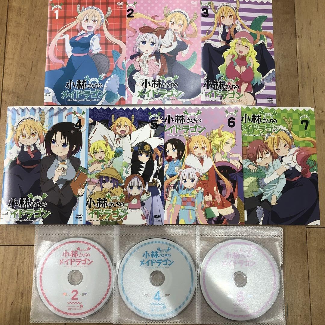 Amazon.co.jp: 小林さんちのメイドラゴン 全7巻セット 完結 DVD