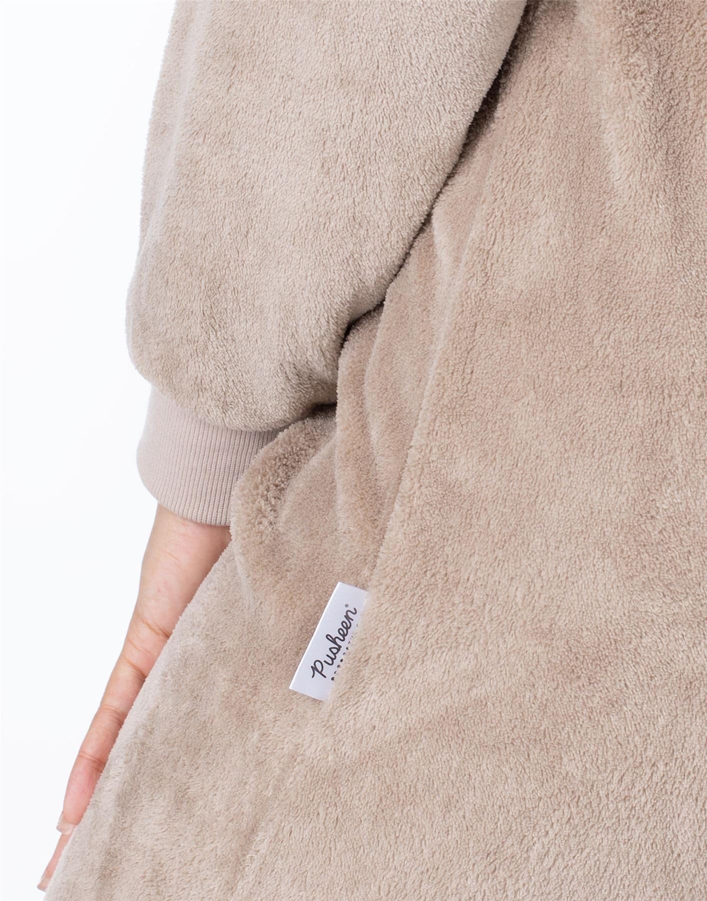 Pusheen The Cat Onesie Damskie | Damska piżama Novelty Brown All In One | Cartoon Cat z uszami 3D Tail Character Odzież domowa | Prezenty towarowe Pusheen
