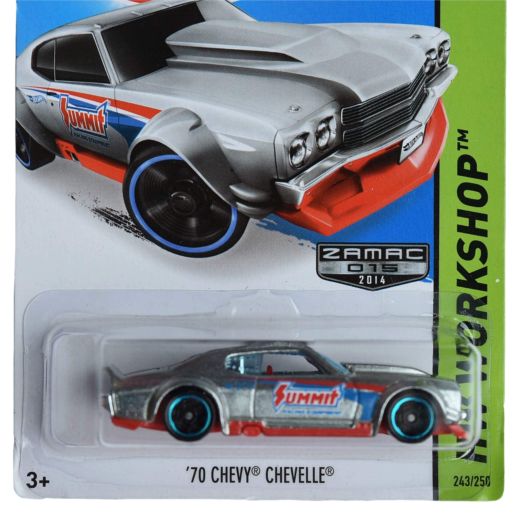 Amazon.com: Hot Wheels Zamac '70 Chevy Chevelle, [Silver] Workshop