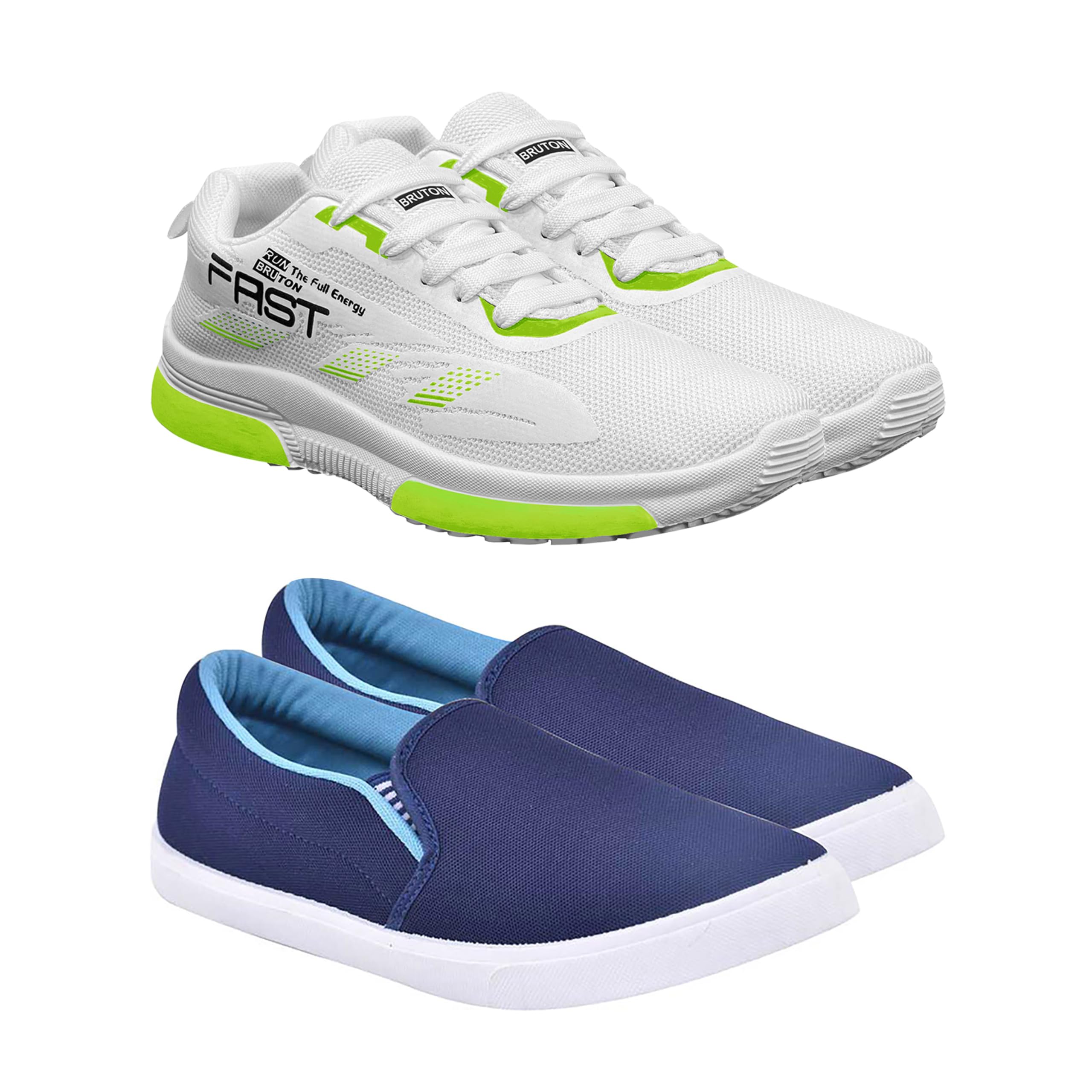 BRUTON Combo Pack of 2 Trendy & Stylish Running Sport Shoes Casual Shoes Sneakers for Mens & Boys (B0CN16WD9X) Amazon Price History, Amazon Price Tracker