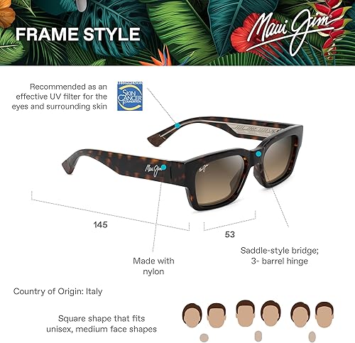 Miniatura 6 de Maui Jim Kenui - Gafas de sol rectangulares